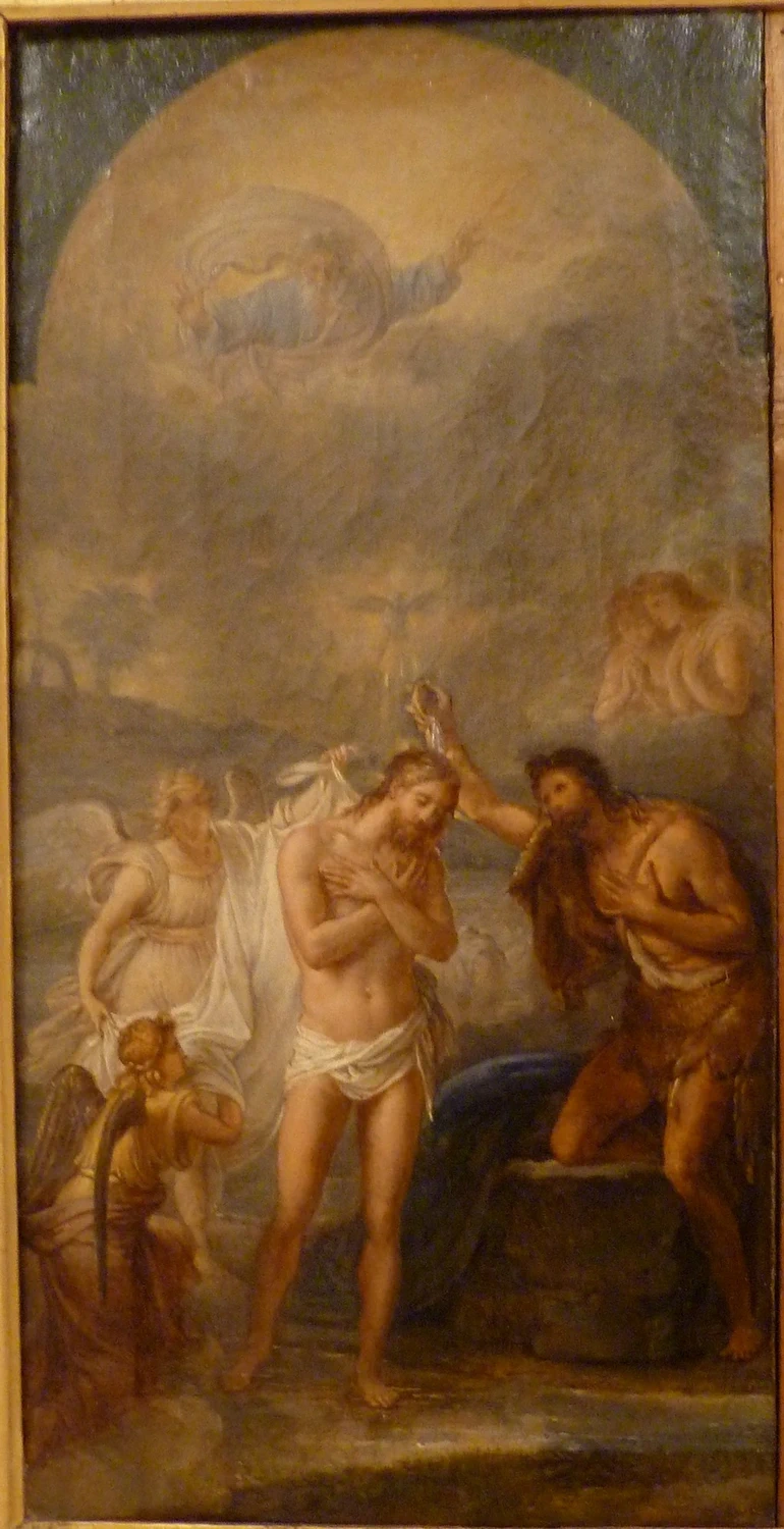 Jean - Baptiste Wicar, 107, Battesimo di Cristo, Palazzo Baldeschi, attribuito